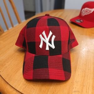 New Era Red and Black 9FORTY Cap